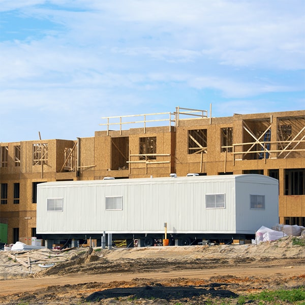 construction site office trailers can be easily relocated to different job sites, providing flexibility for changing project locations